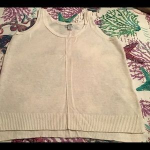 Old Navy lightweight sweater tank Cream XS